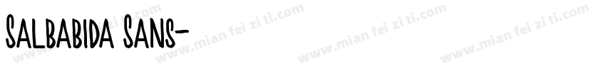 Salbabida Sans字体转换